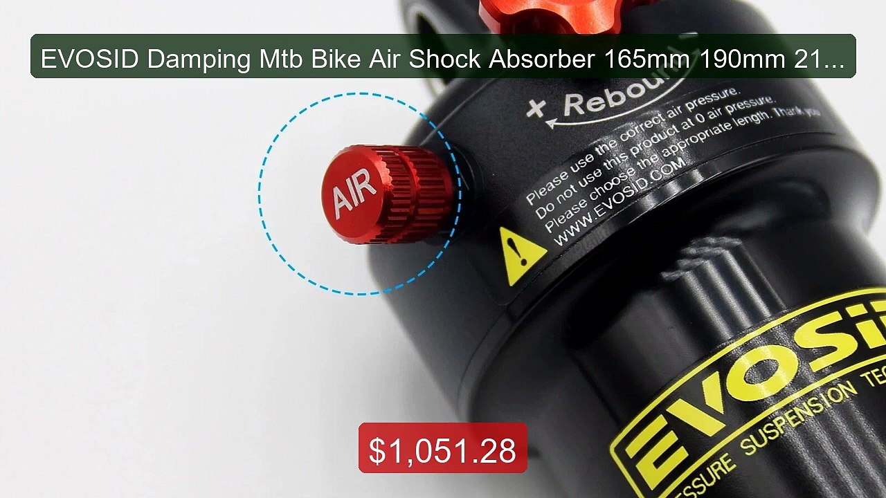 EVOSID Damping Mtb Bike Air Shock Absorber 165mm 190mm 210mm A... -- Best Buy 2026 | Great Quality!