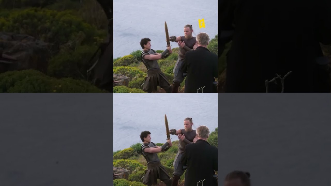 Quand tomholland2013 et Matt Damon passent en mode guerrier pour L’Odyssée 🔥 Des mois de répétition