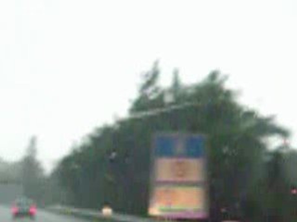 Orage au retour de grenoble