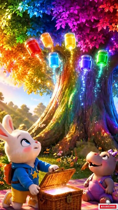 🎨 Learn Colours for Kids | Rainbow Colour Song with Hopper 🐰 | Tiny Treasures Adventures Series 4 Ep. 3