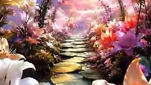 Floating Moon Garden | Beautiful Surreal Fantasy Animation