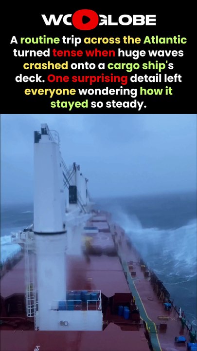 You Won't Believe How This Ship Handles Giant Waves