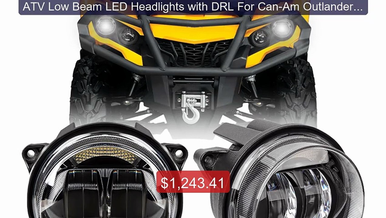 ATV Low Beam LED Headlights with DRL For Can-Am Outlander 500 650 8... -- Top Rated 2026 | Buy Now!