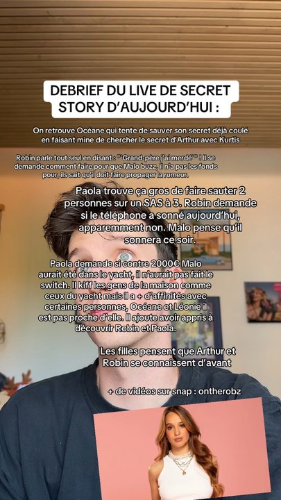 DEBRIEF DU LIVE DE SECRET STORY 👁️
