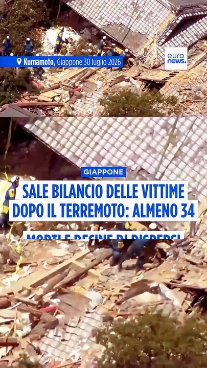 Terremoto in Giappone, almeno 34 morti: corsa nelle 72 ore cruciali per i soccorsi