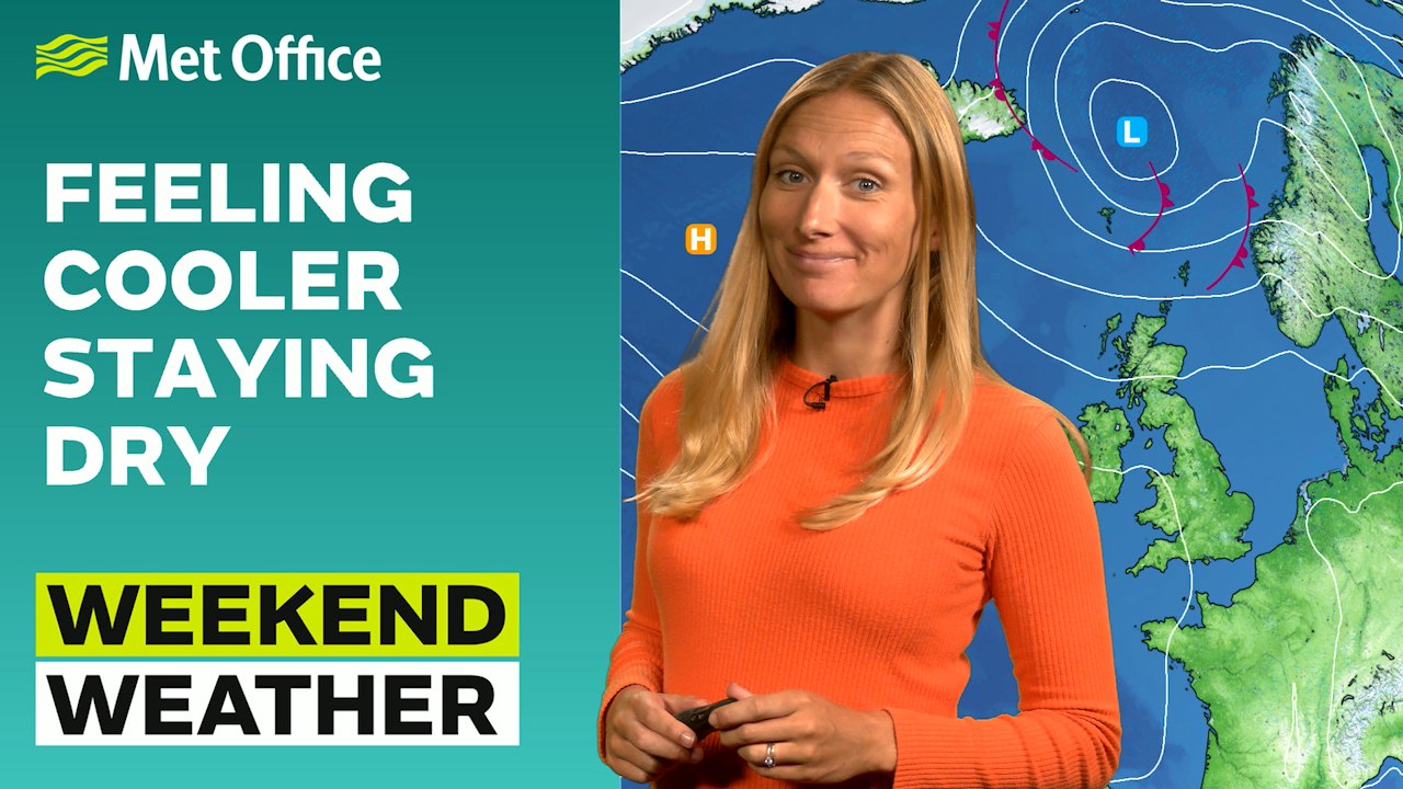 Weekend weather 30/07/2026 – Warm and mostly dry – Met Office weather forecast UK 