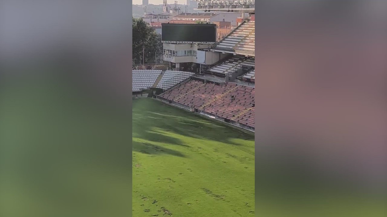 Así está el Estadio de Vallecas tras el cierre decretado por la Comunidad
