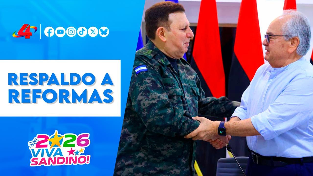 Ejército de Nicaragua respalda reformas constitucionales y la unidad nacional