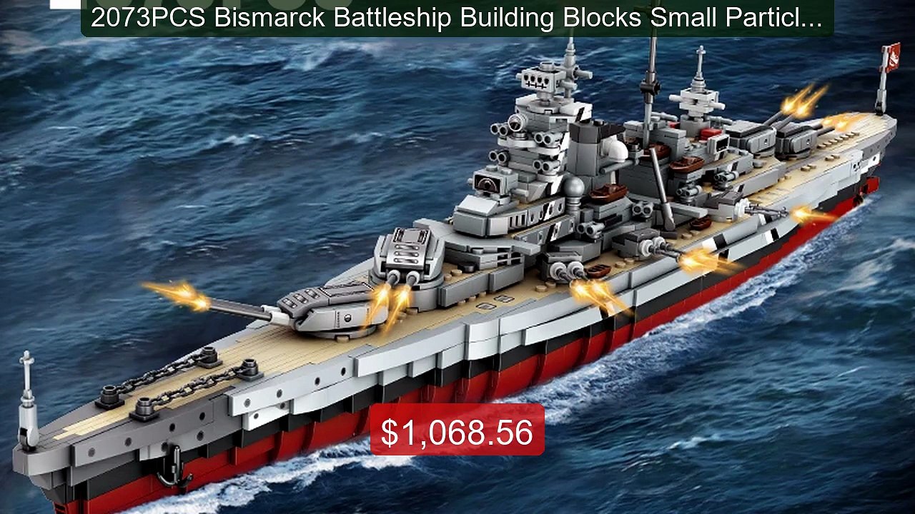 2073PCS Bismarck Battleship Building Blocks Small Particle Bri... -- Hot Deal 2026 | Limited Offer!