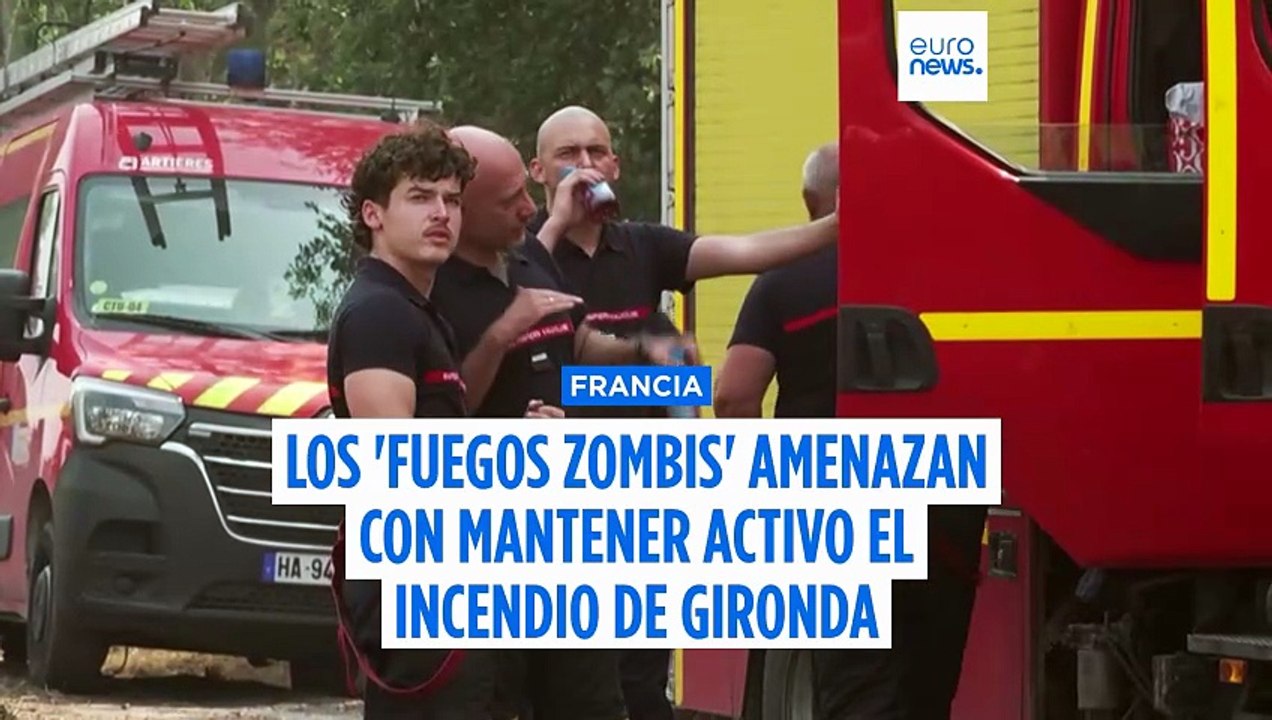 Los 'fuegos zombis' amenazan con mantener activo durante meses el incendio de Gironda
