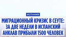 Миграционный кризис в Сеуте: за две недели в испанский анклав прибыли 1500 человек
