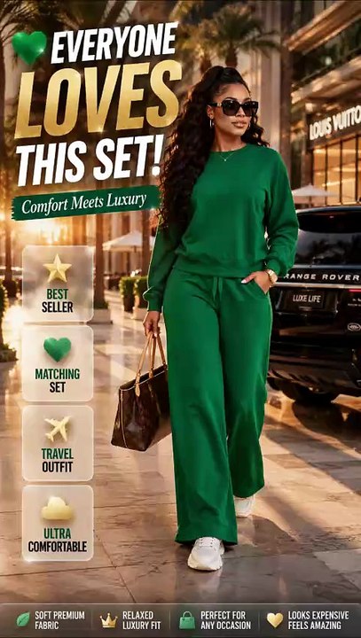 MOEENCN Women 2 Piece Sweatsuit Lounge Set