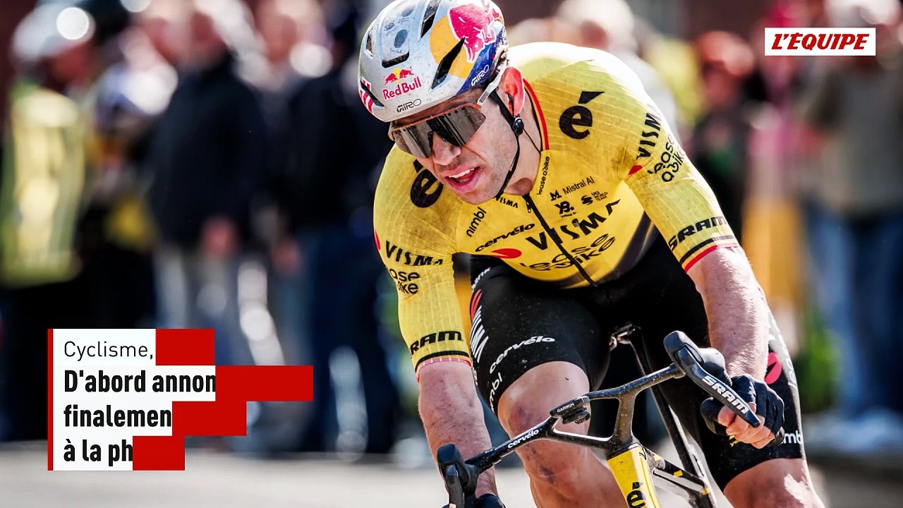 D'abord annoncé deuxième, Wout Van Aert remport...