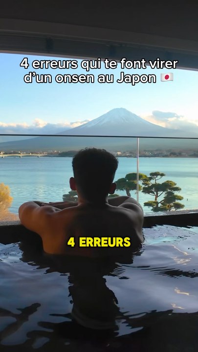4 erreurs dans un Onsen au Japon 🇯🇵