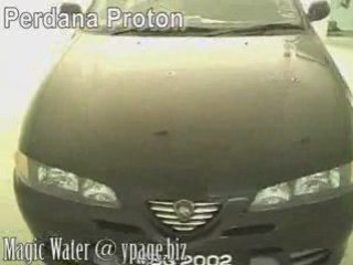 Perdana PROTON test with MagicWater !