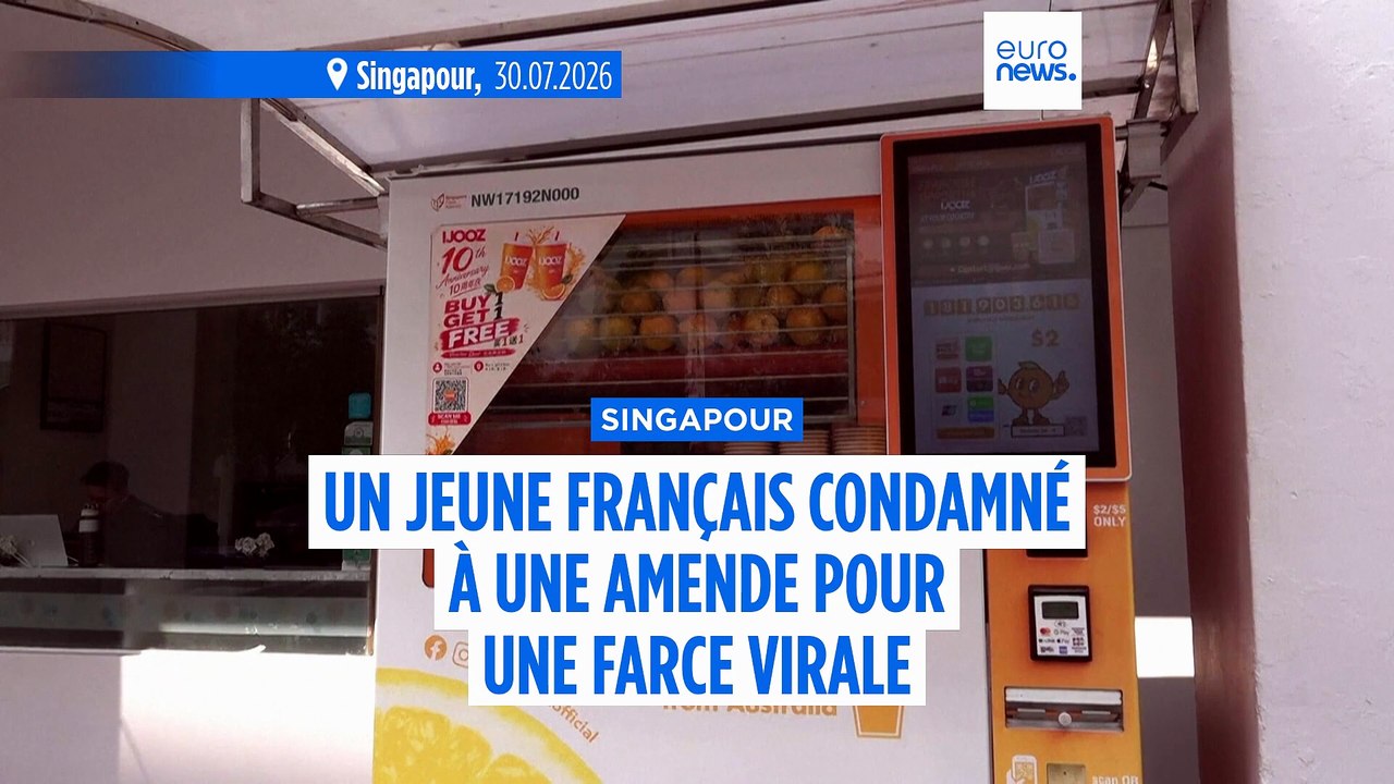 À Singapour, un jeune français écope d'une amende de 406 euros pour une farce virale