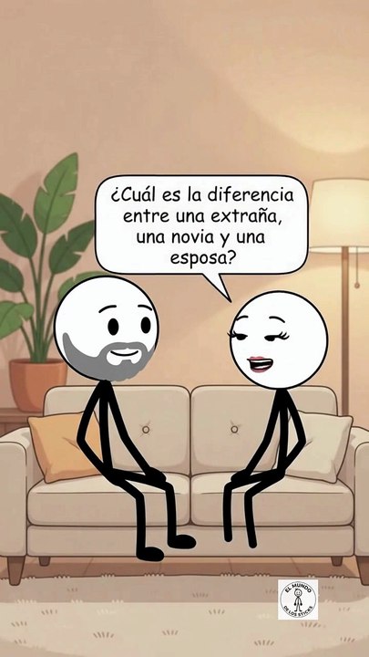 😂 La diferencia entre una extraña, una novia y una esposa | Humor Stick