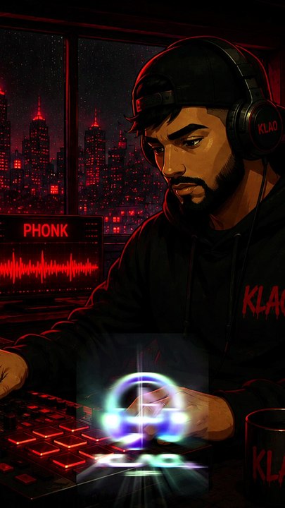 Red Neon Storm (Cinematic Orchestral Edit) | Dark Phonk | KLAOLoFI