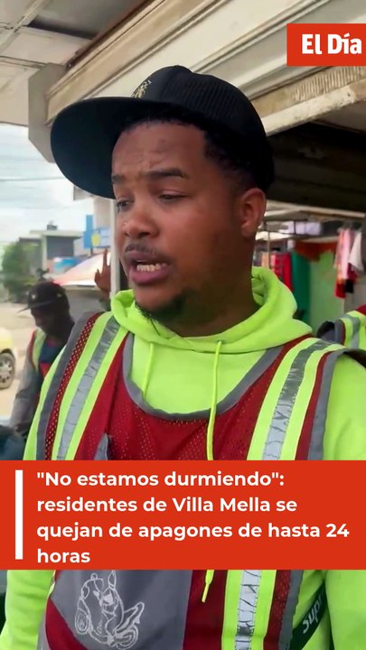 "No estamos durmiendo": residentes de Villa Mella se quejan de apagones de hasta 24 horas