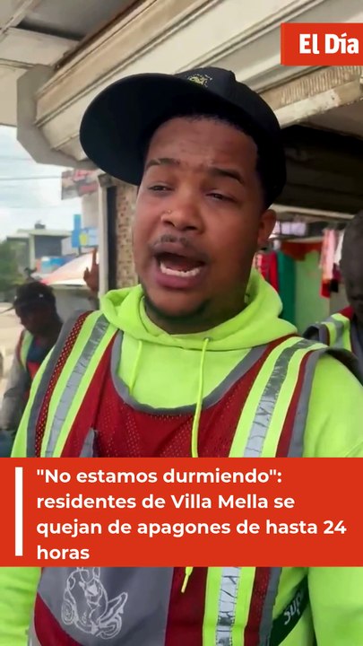 "No estamos durmiendo": residentes de Villa Mella se quejan de apagones de hasta 24 horas