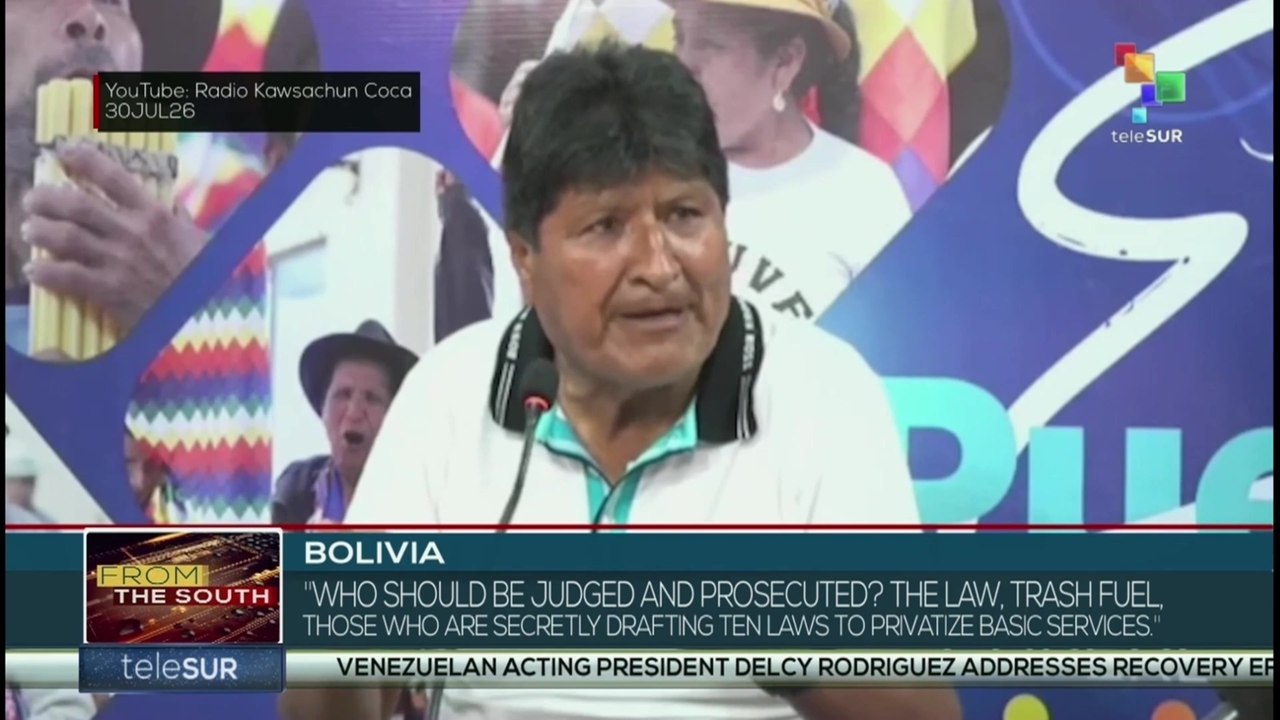 Morales: That is the United States’ plan-no just for Bolivia, but for all of Latin America