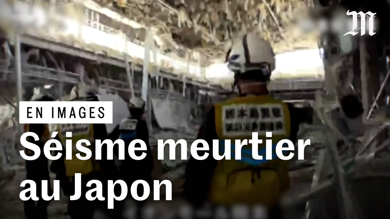 Séisme au Japon : les images de l’explosion d’un centre commercial, au moins 34 morts dans le pays