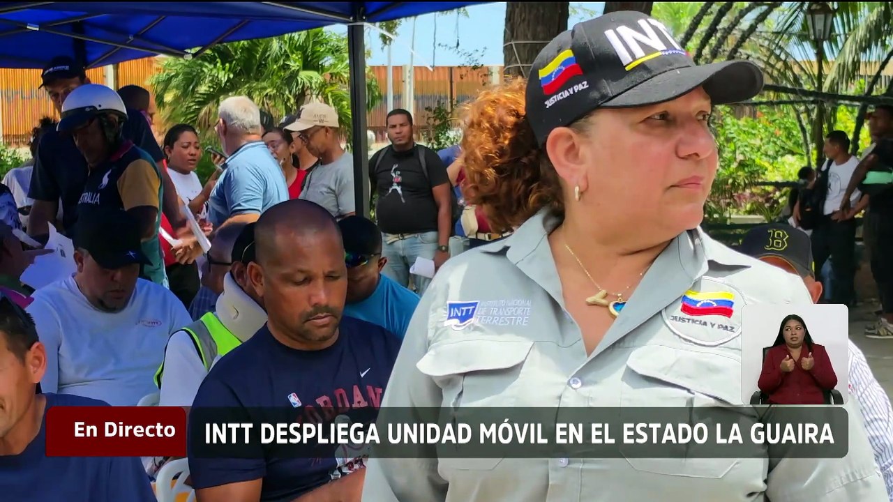 La Guaira | INTT desarrolla operativo de diversos trámites a los afectados por el doblete sísmico