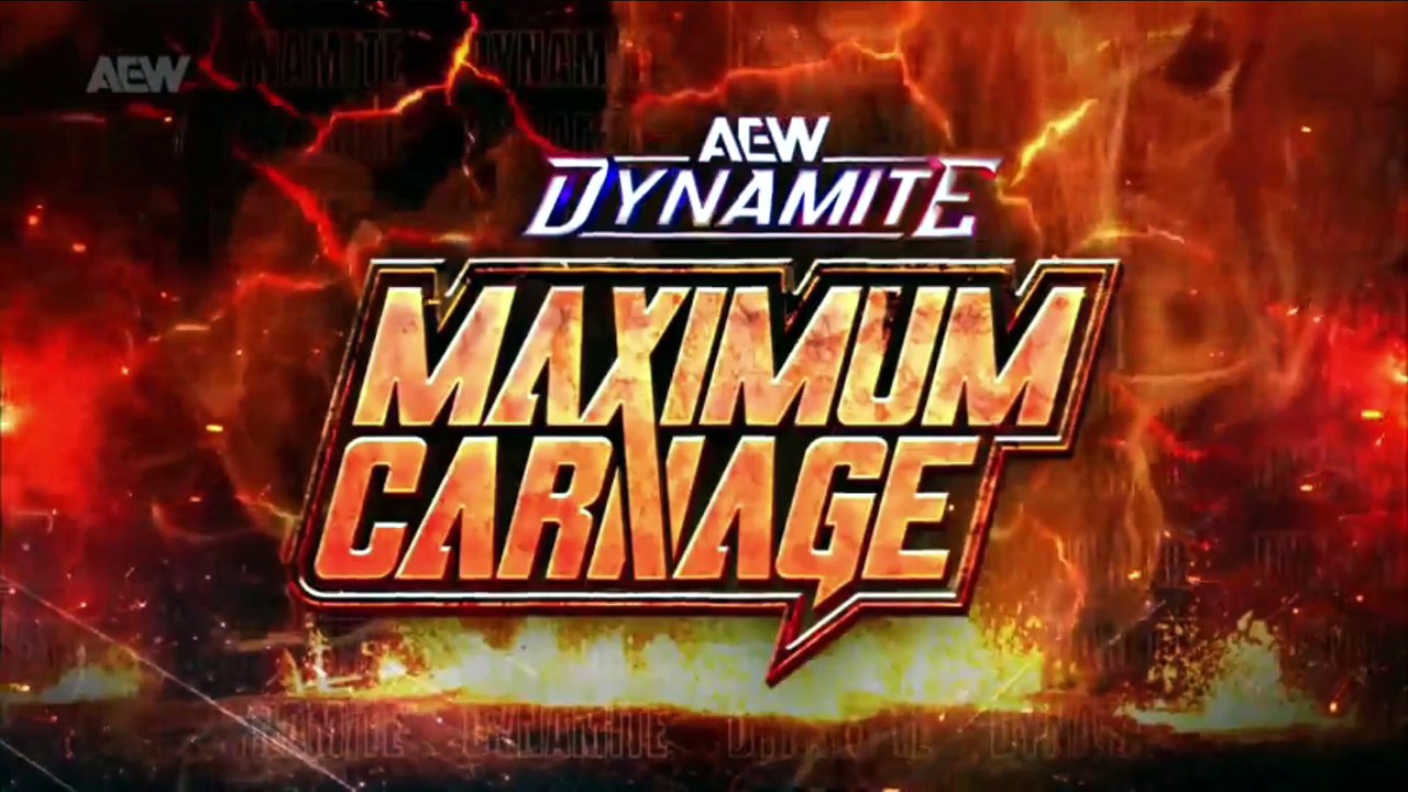 AEW Dynamite Maximum Carnage logo loop