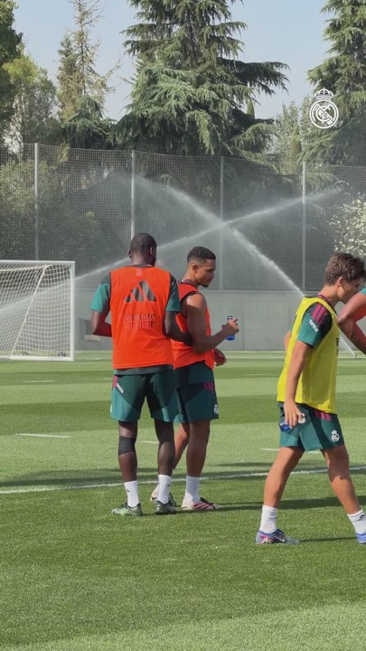 Así es un entrenamiento de Rüdiger de pretemporada