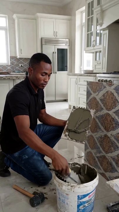 Tiles installation