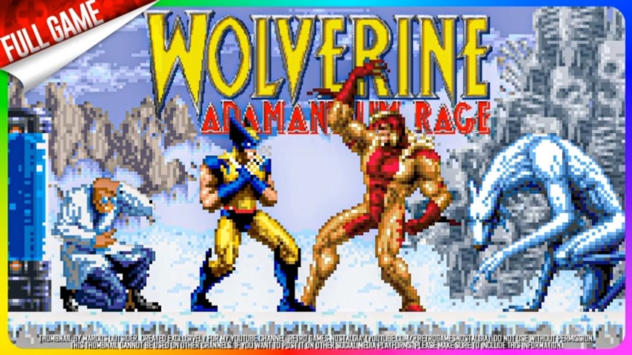 Wolverine: Adamantium Rage (Sega Genesis - US) Longplay (HARD MODE)
