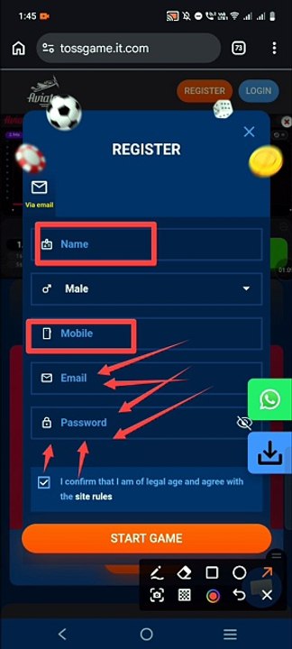 Account Creation | Toss |