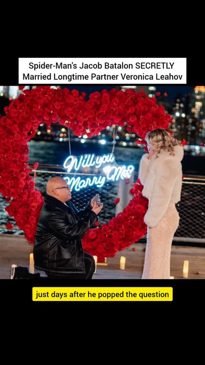 Spider-Man's Jacob Batalon SECRETLY Married Longtime Partner Veronica Leahov