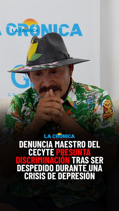 Denuncia maestro del Cecyte presunta discriminación tras ser despedido durante una crisis de depresión
