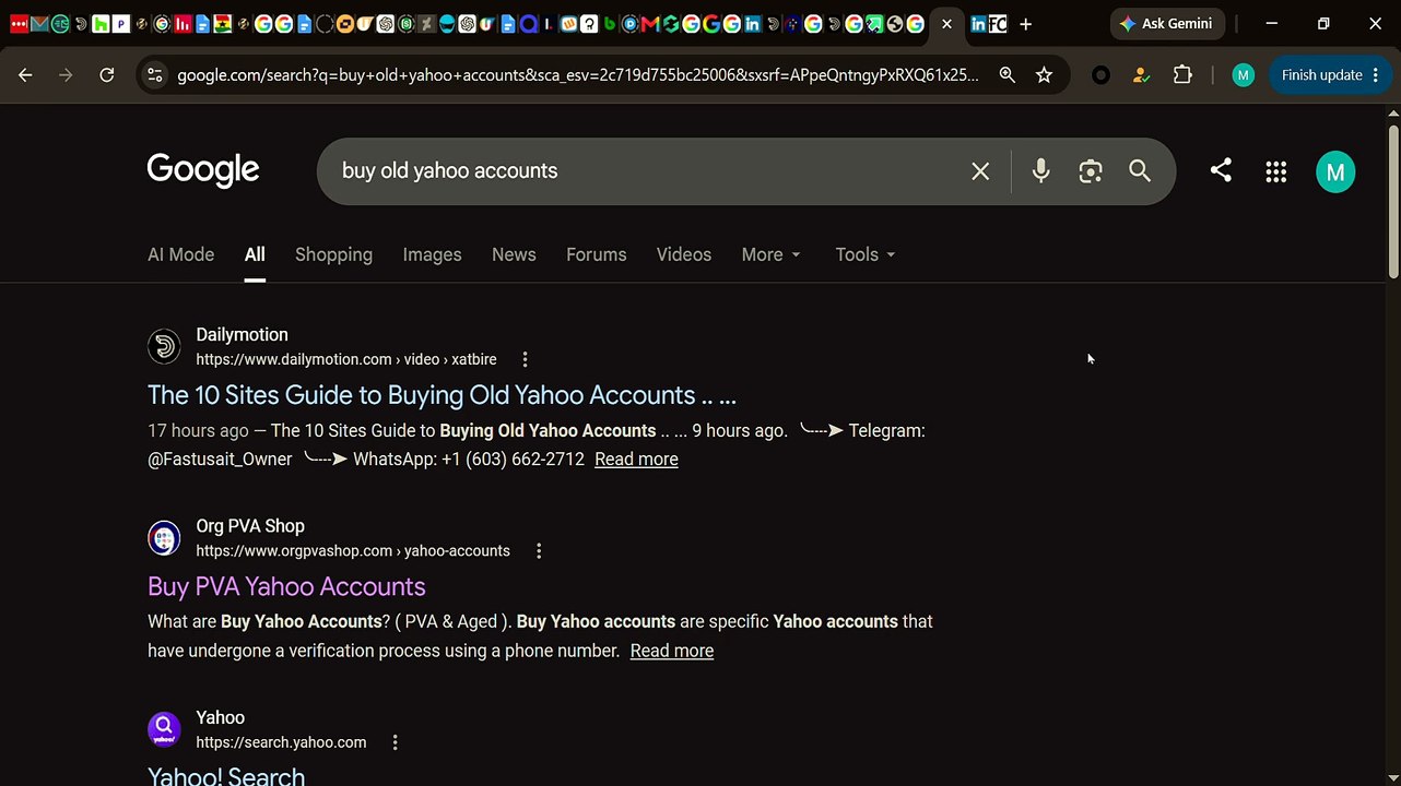 The 10 Sites Guide to Buying Old Yahoo Accounts in