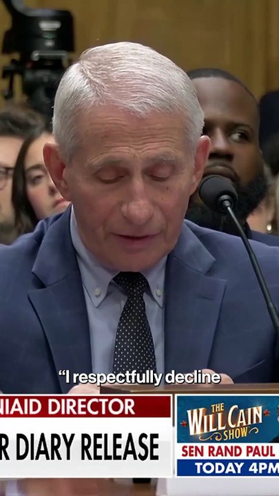 Dr. Fauci pleads the Fifth 111 times during Senate hearing after diary leak