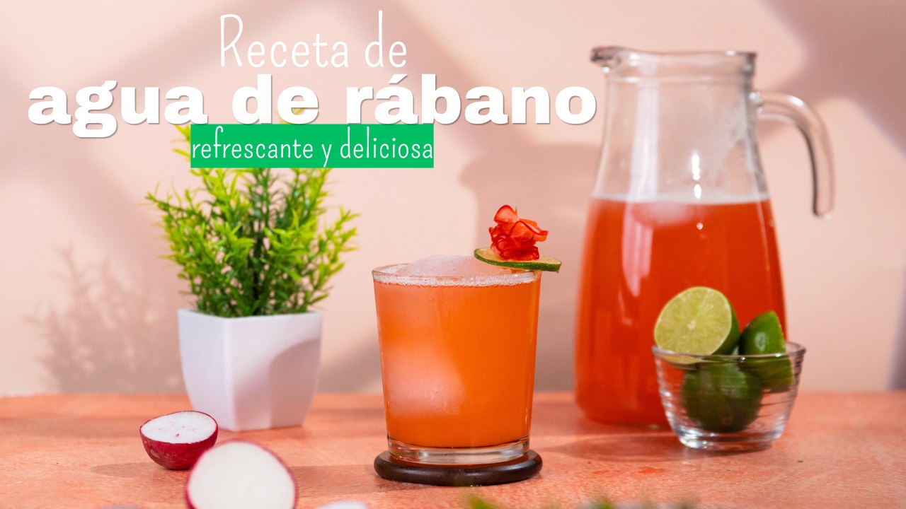 Receta de agua de rábano con 5 ingredientes