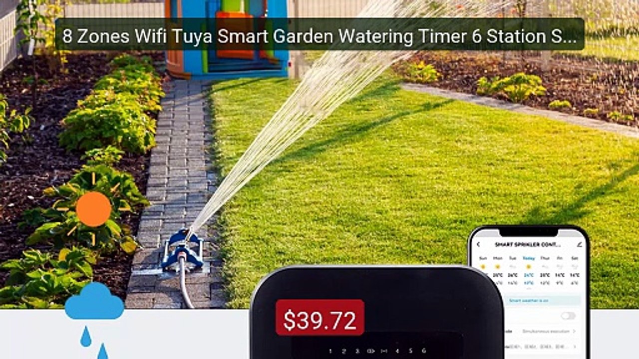 8 Zones Wifi Tuya Smart Garden Watering Timer 6 Station Sprinkler ... -- Best Deal 2026 | Shop Now!