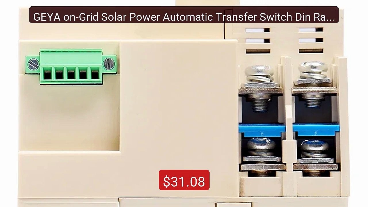 GEYA on-Grid Solar Power Automatic Transfer Switch Din Rail 2P 3P ... -- Best Deal 2026 | Shop Now!