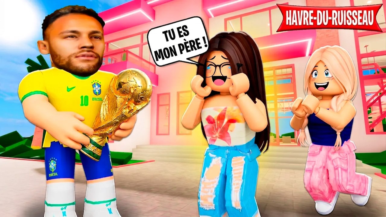 Elle découvre que Neymar est son père ! | Histoires Brookhaven RP | Roblox