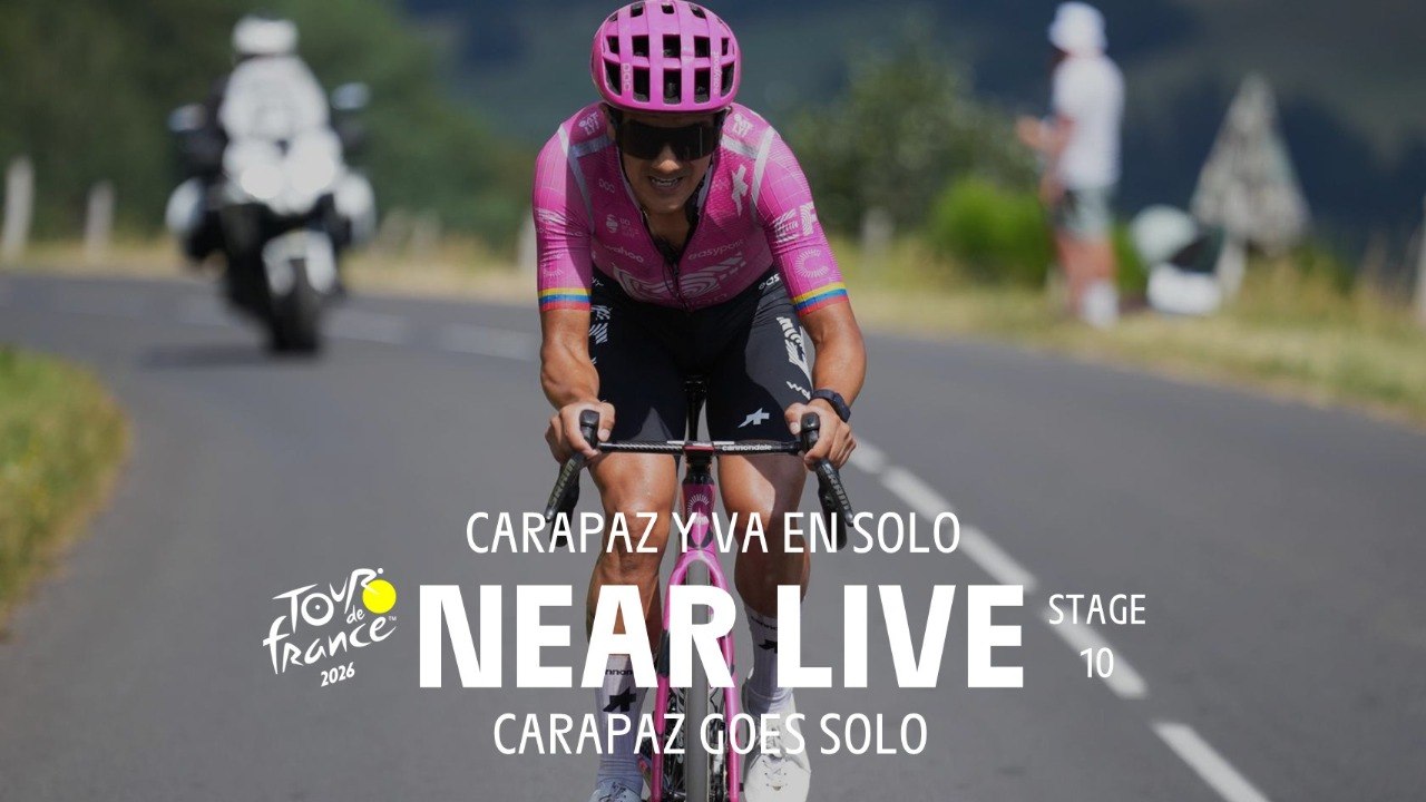 Carapaz goes solo - Stage 10
