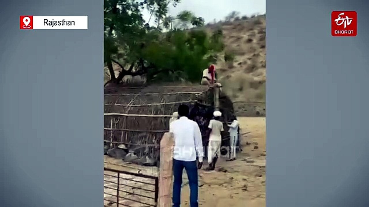 Scared Of Dilapidated Building Posing Danger In Rainy Season, Rajasthan Villagers Build A Hut On School Premises