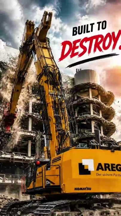 This 200-Ton Steel Dinosaur Devours Entire Buildings! 🦖🏗️