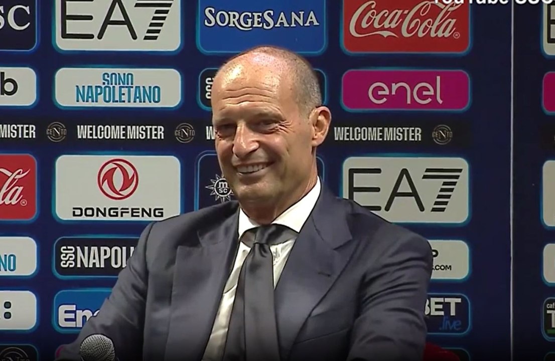 Napoli, Allegri: "Con la Juve vi ho tolto degli scudetti?". La risposta è da ridere