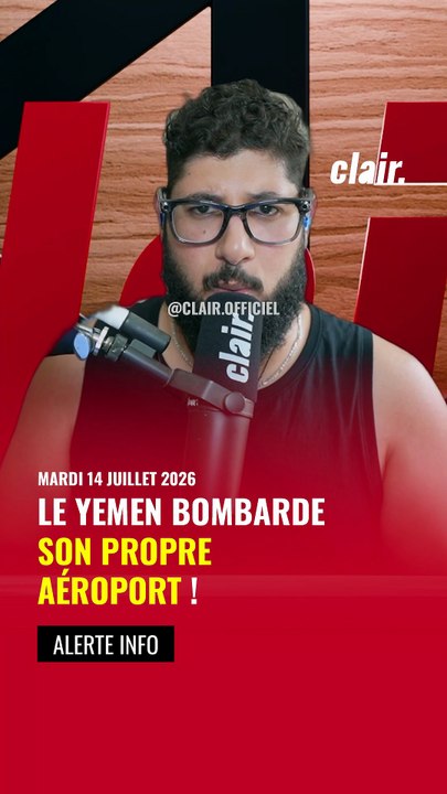Le Yemen frappe son PROPRE aéroport : la gu3rre s'accélère !  #iran #usa #israel #guerre #yemen