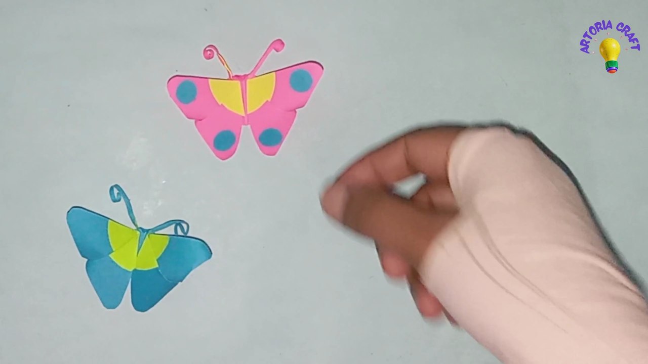 How to Make Easy Origami Butterfly | Easy Origami Butterfly Making Video