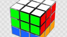 Rubik's Cube 3x3: Glider Pattern ✨