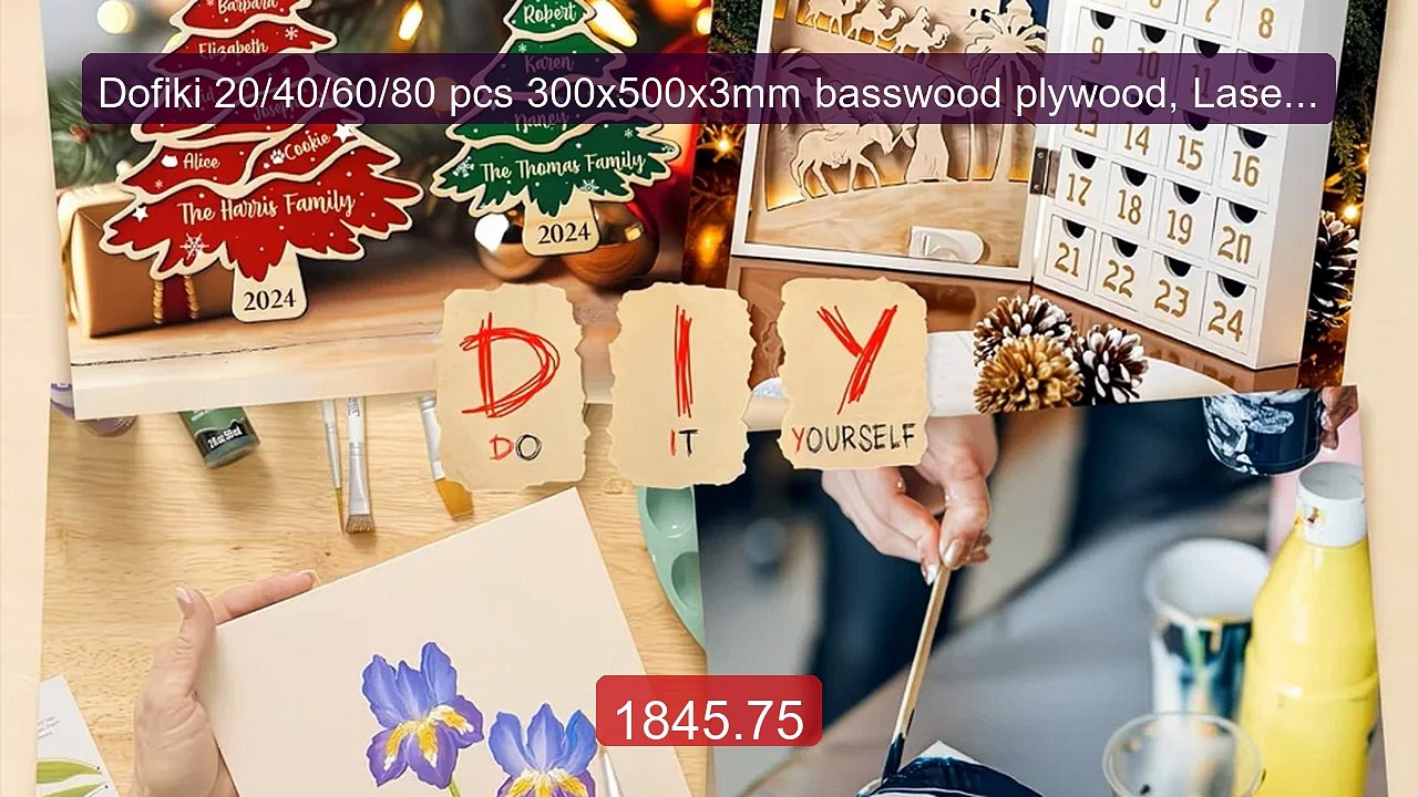 Dofiki 20/40/60/80 pcs 300x500x3mm basswood plywood, Laser plywood... -- Best Deal 2026 | Shop Now!