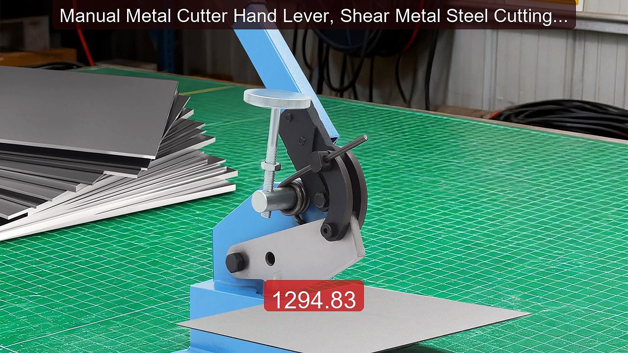 Manual Metal Cutter Hand Lever, Shear Metal Steel Cutting Mach... -- Best Buy 2026 | Great Quality!