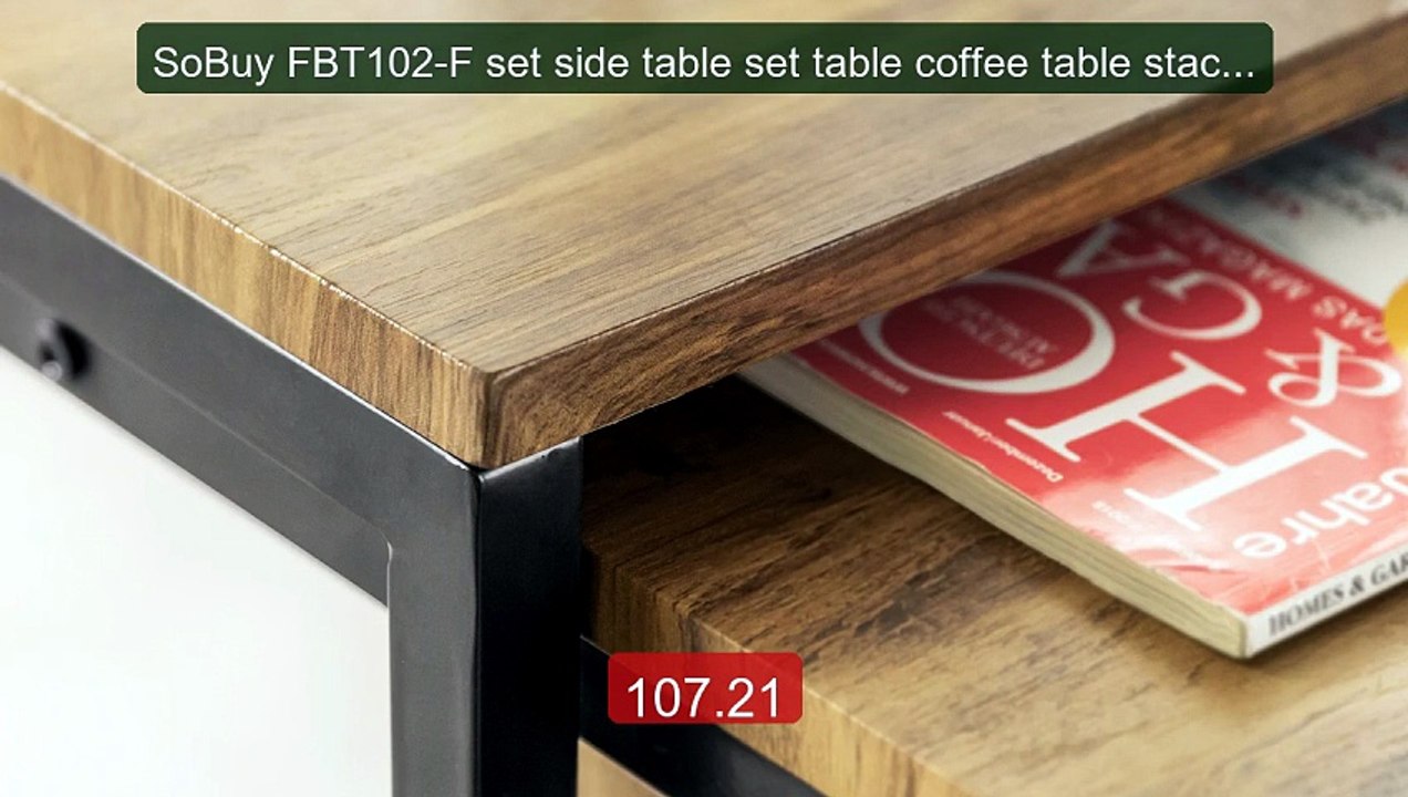 SoBuy FBT102-F set side table set table coffee table stackabl... -- Amazing Value 2026 | Must Have!